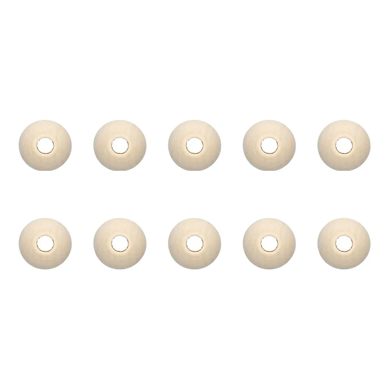Rico Macramé Houten Kralen 20mm - 10 stuks