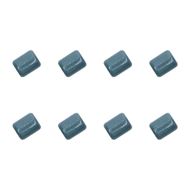 Rico Macramé Houten Kralen 20x24mm Teal - 8 stuks