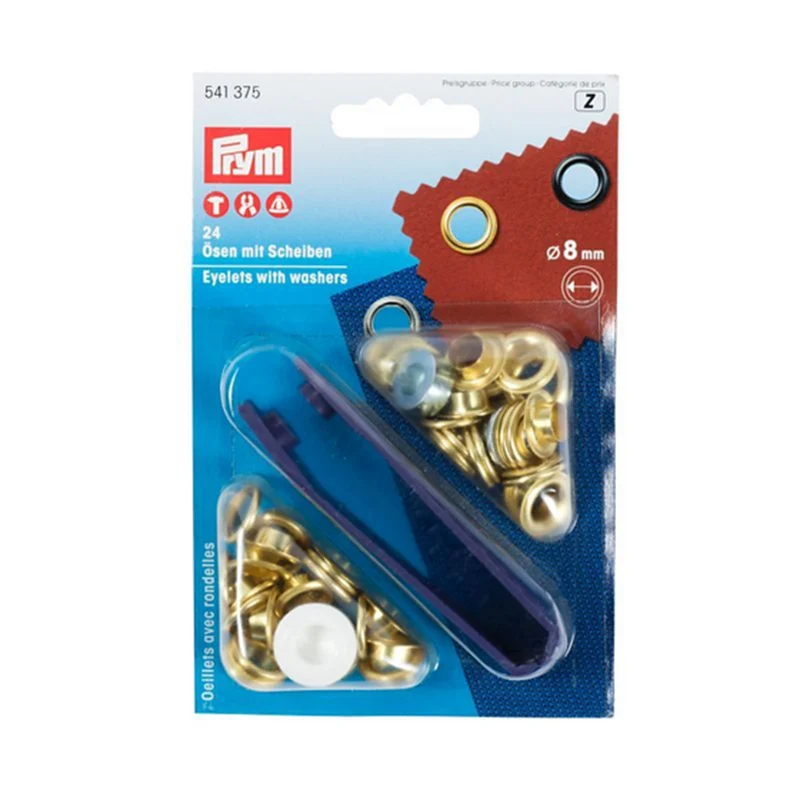 Prym Ringen met Schijven Goud 4 mm