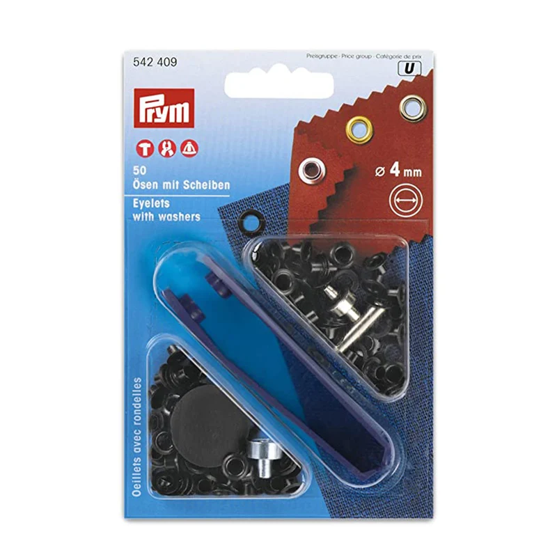 Prym Ringen met Schijven Gebronsd 4 mm