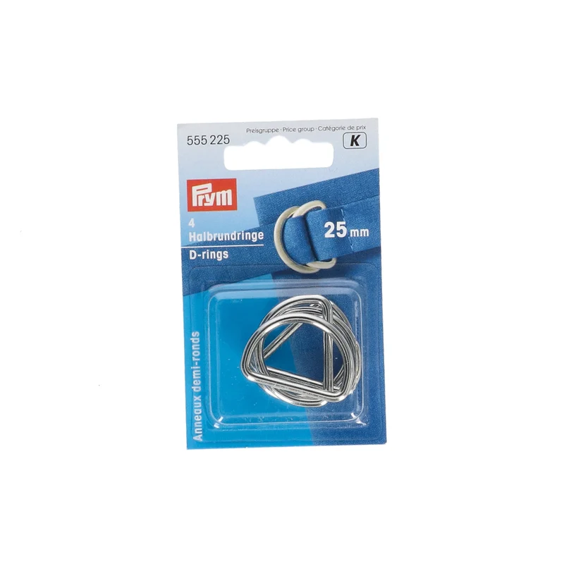 Prym D-Ringen Zilver Mat 25mm