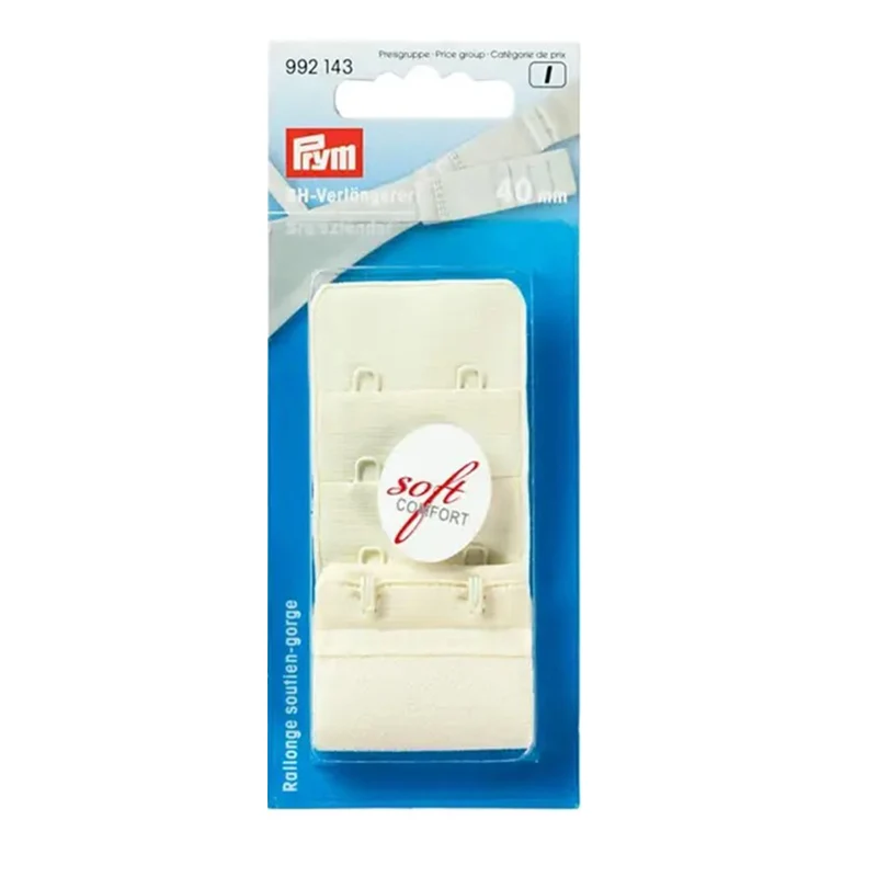Prym BH-verlengstuk 40 mm 3 x 2 Haken Champagne