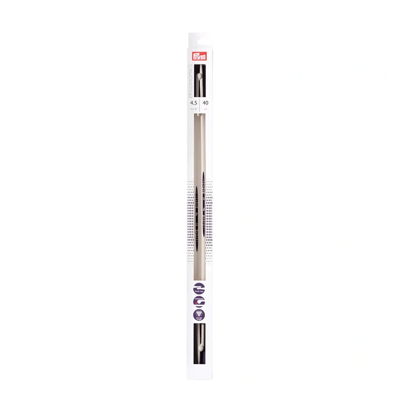 Prym Breinaalden met Knop Ergonomics 40 cm 4,50 mm