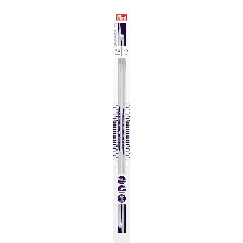 Prym Breinaalden met Knop Ergonomics 40 cm 7,00 mm