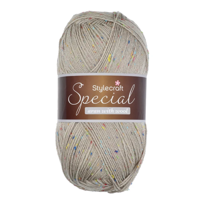 Stylecraft Special Aran with Wool - Nepp shades 2494 Grey Jazz Nepp