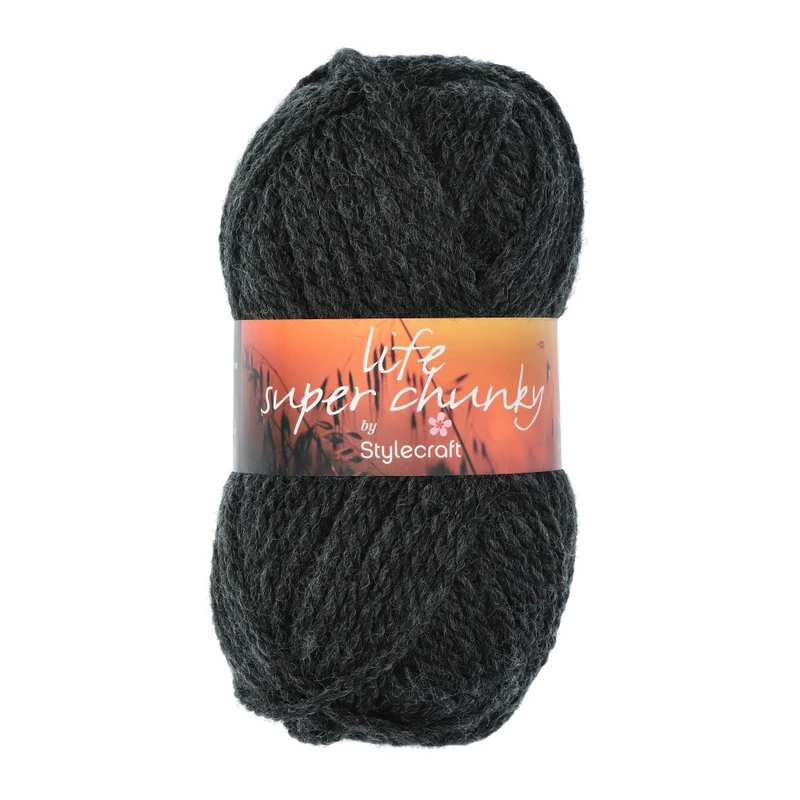 Stylecraft Life Super Chunky 2371 Charcoal Mix