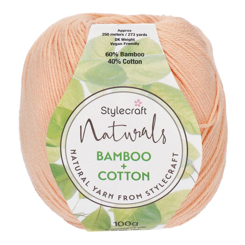 Stylecraft Naturals - Bamboo + Cotton DK 7130 Apricot