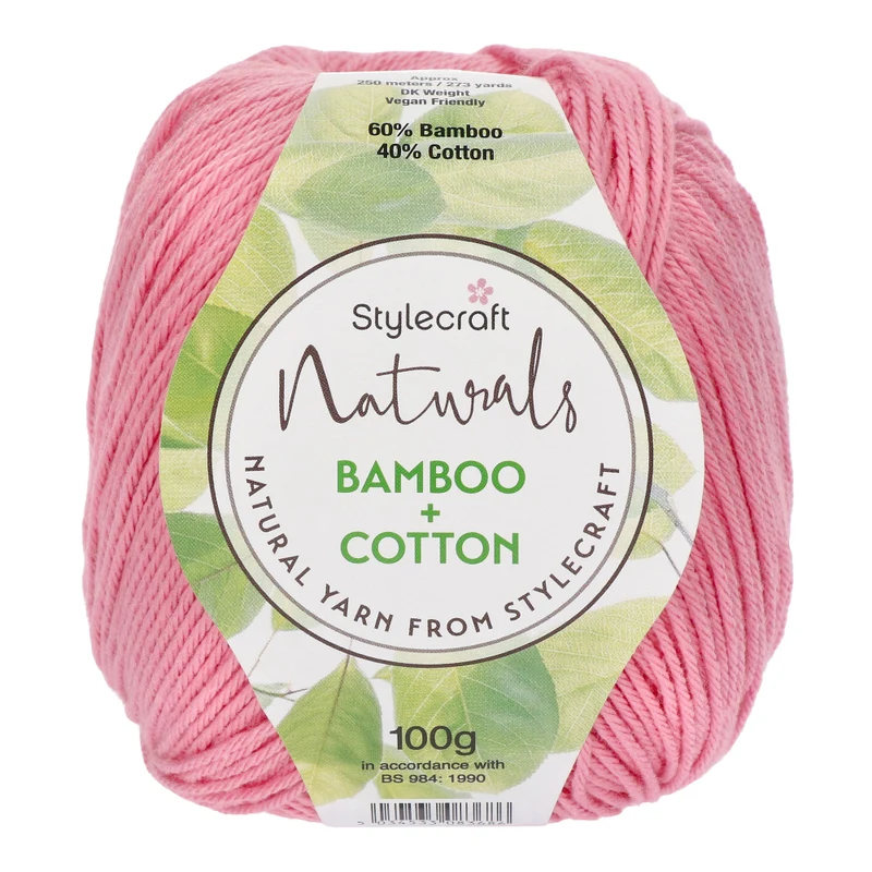 Stylecraft Naturals - Bamboo + Cotton DK 7133 Blush