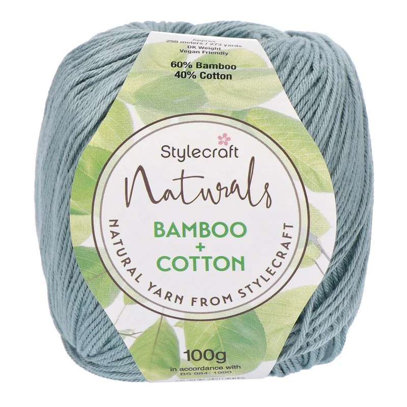 Stylecraft Naturals - Bamboo + Cotton DK 7145 Ocean