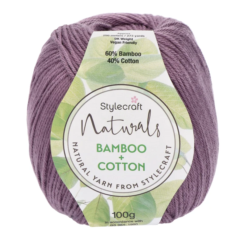 Stylecraft Naturals - Bamboo + Cotton DK 7158 Raisin