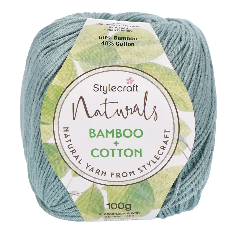 Stylecraft Naturals - Bamboo + Cotton DK 7164 Bluestone