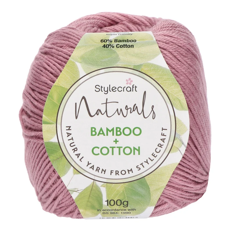 Stylecraft Naturals - Bamboo + Cotton DK 7165 Rose