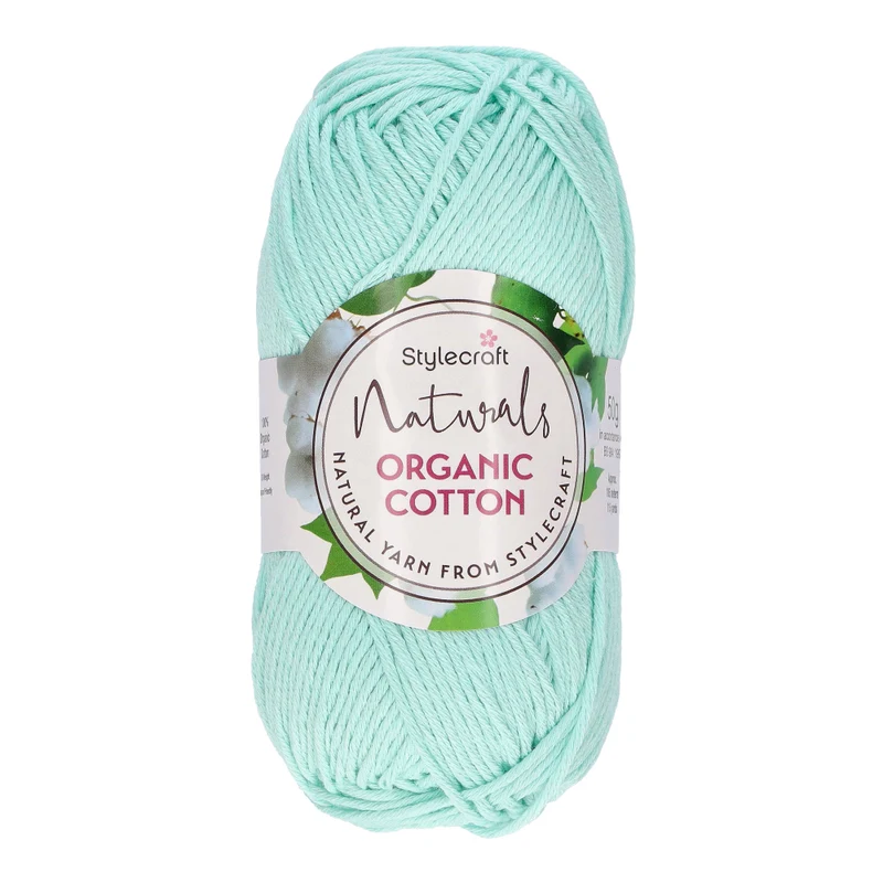 Stylecraft Naturals - Organic Cotton DK 7172 Peppermint