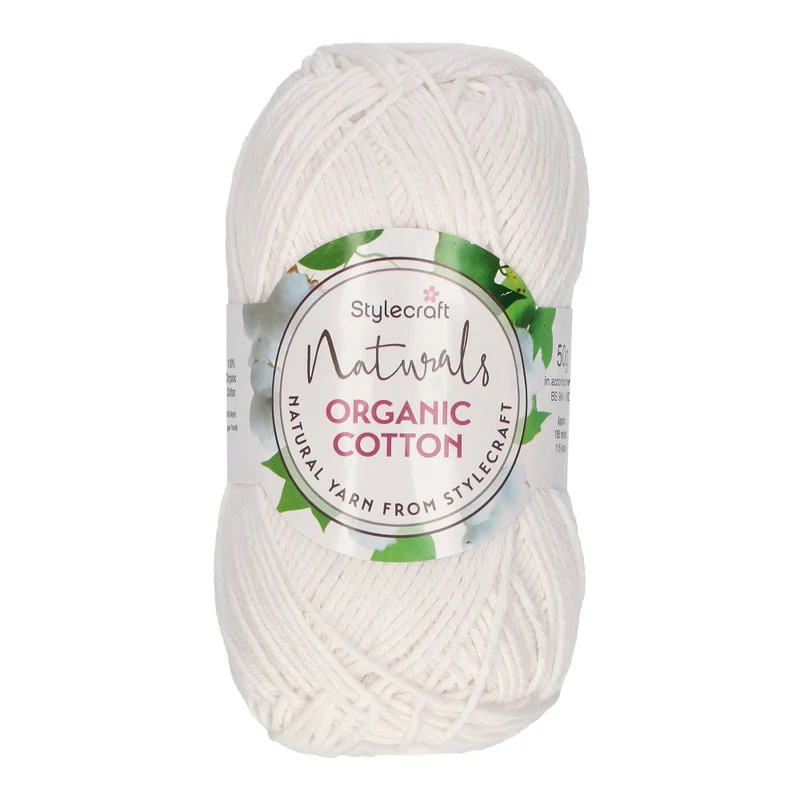 Stylecraft Naturals - Organic Cotton DK 7168 Gypsum
