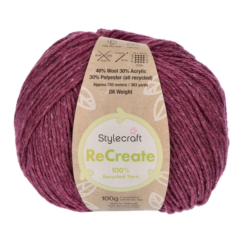 Stylecraft ReCreate DK 1942 Cherry