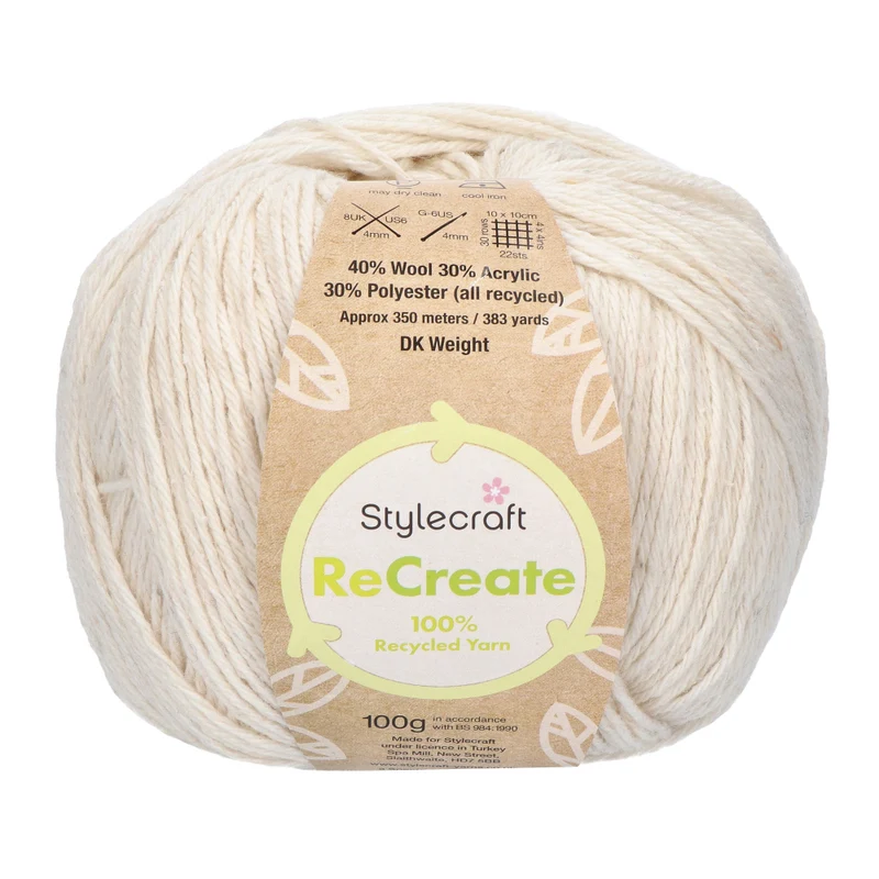 Stylecraft ReCreate DK 1941 Ecru