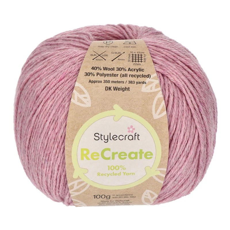 Stylecraft ReCreate DK 1945 Rose