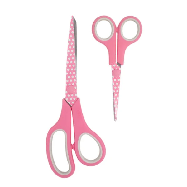 Hemline Set Stoffenschaar (21cm) & Borduurschaar (13,5cm) Pink