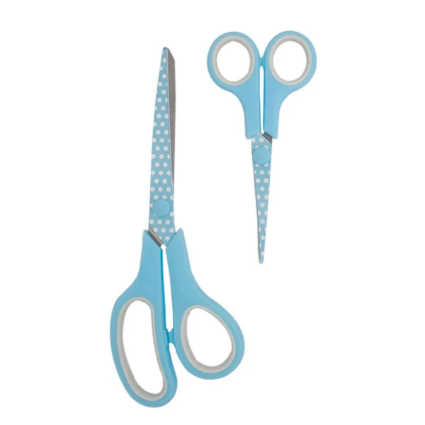 Hemline Set Stoffenschaar (21cm) & Borduurschaar (13,5cm) Blue