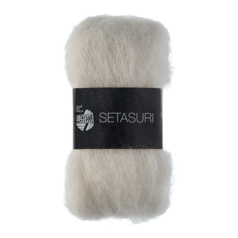 Lana Grossa Setasuri 001 Wit
