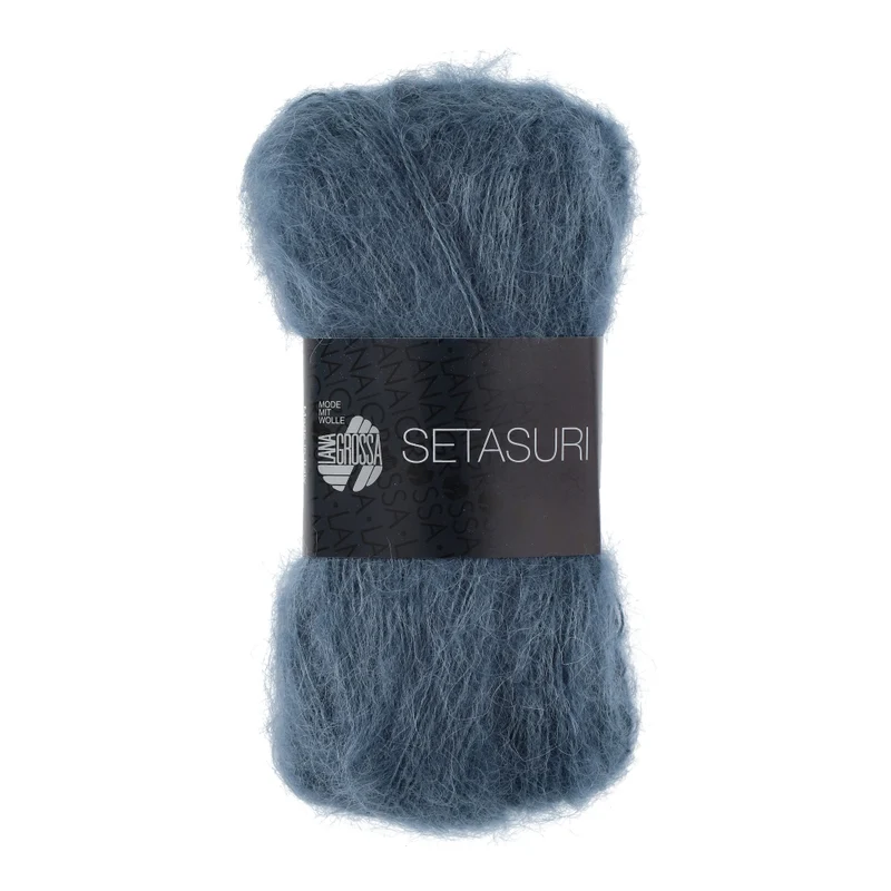 Lana Grossa Setasuri 013 Duiven Blauw