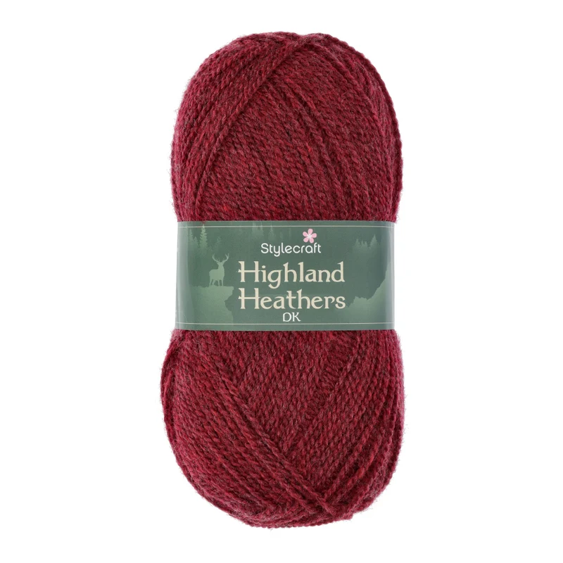 Stylecraft Highland Heathers DK 7229 Tayberry