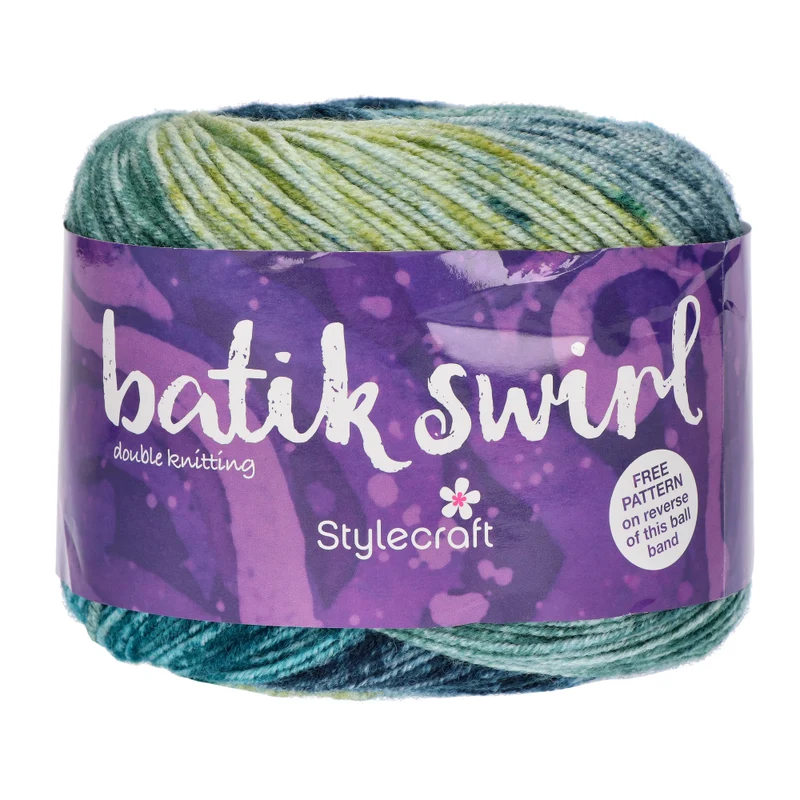 Stylecraft Batik Swirl DK 3732 Blue Ocean