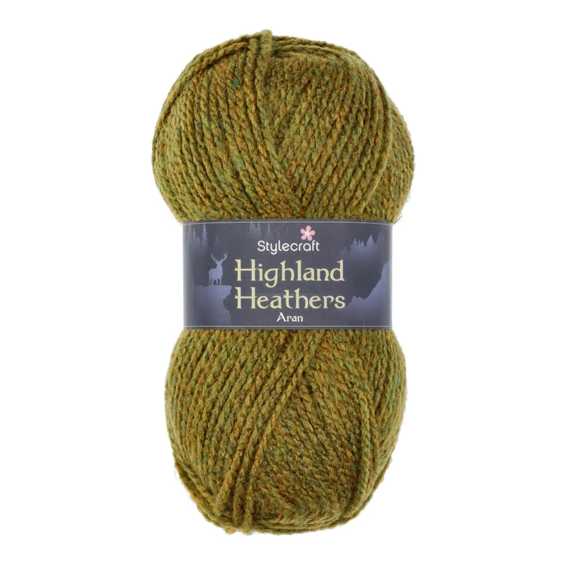Stylecraft Highland Heathers Aran 3743 Gorse