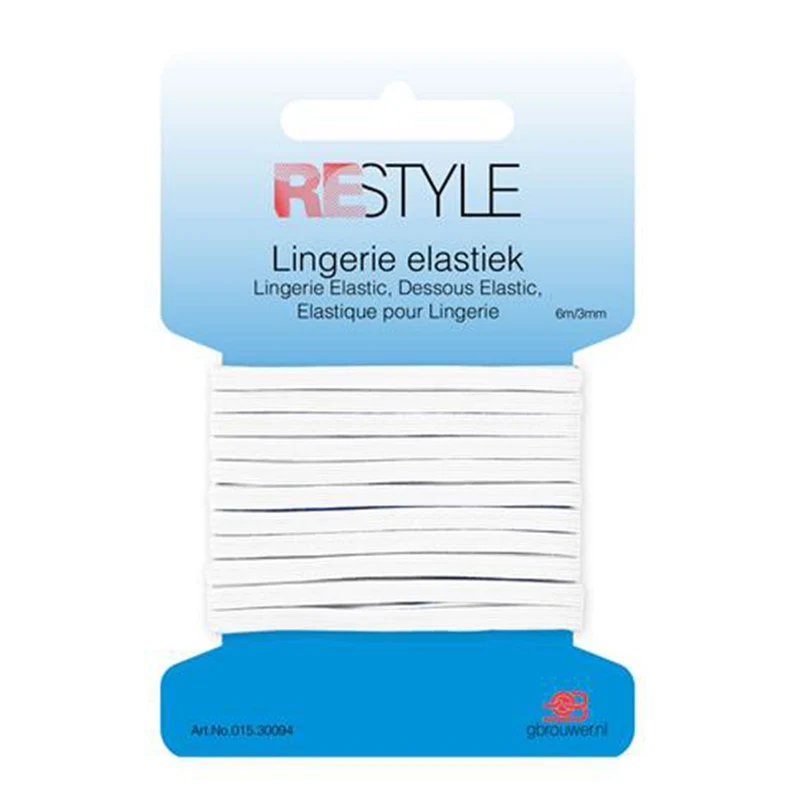 Restyle Lingerie Elastiek 3 mm x 6 meter