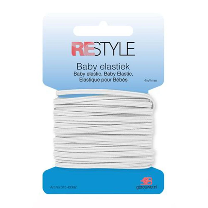 Restyle Baby Elastiek 4 mm x 4 meter