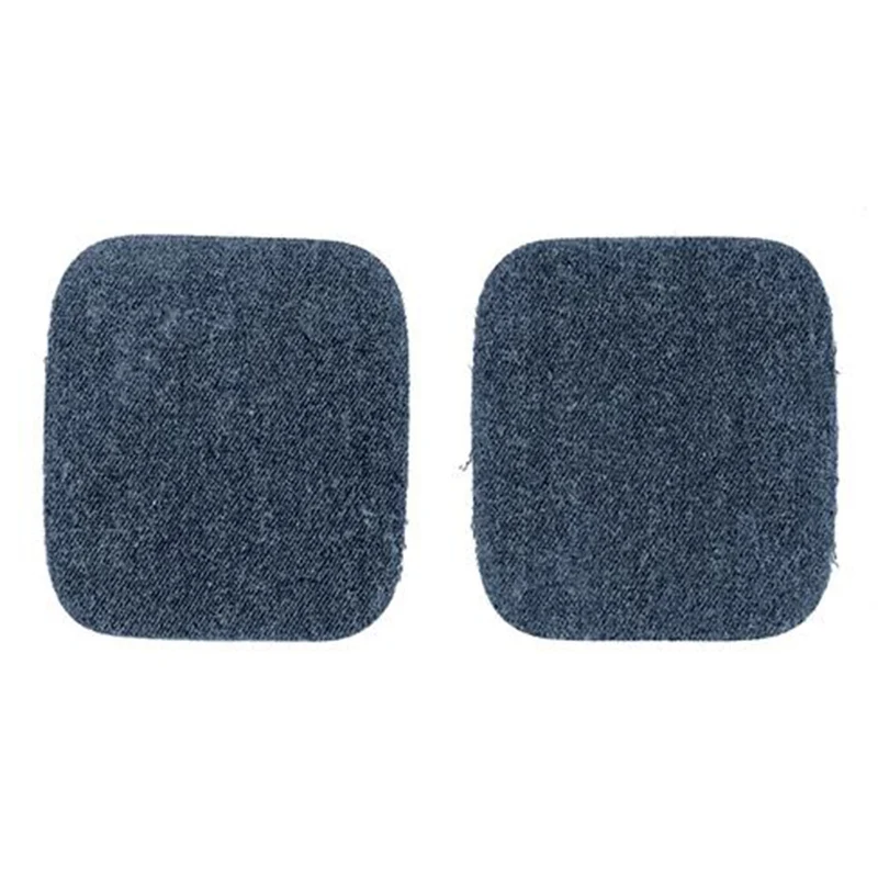 Restyle Kniestukken Jeans 10 cm x 9 cm Opstrijkbaar 211 Blauw / Grijs