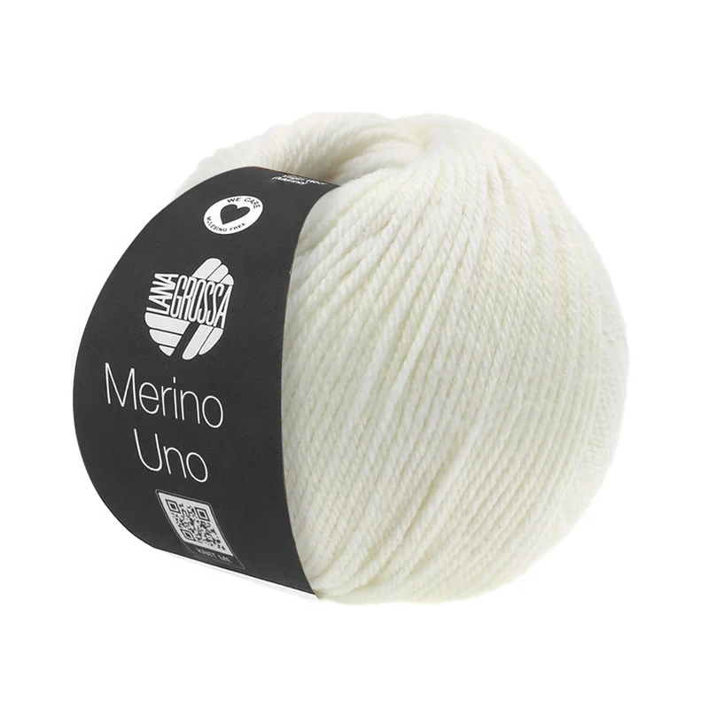 Lana Grossa Merino Uno 002 Ecru