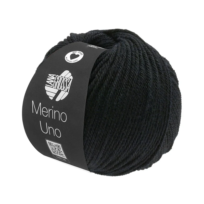 Lana Grossa Merino Uno 013 Zwart
