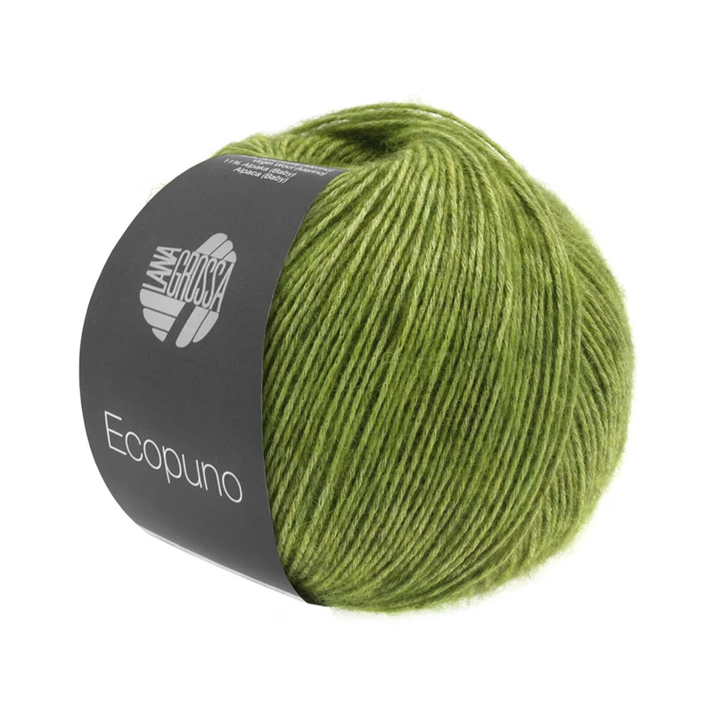 Lana Grossa Ecopuno 002 Appeltjesgroen