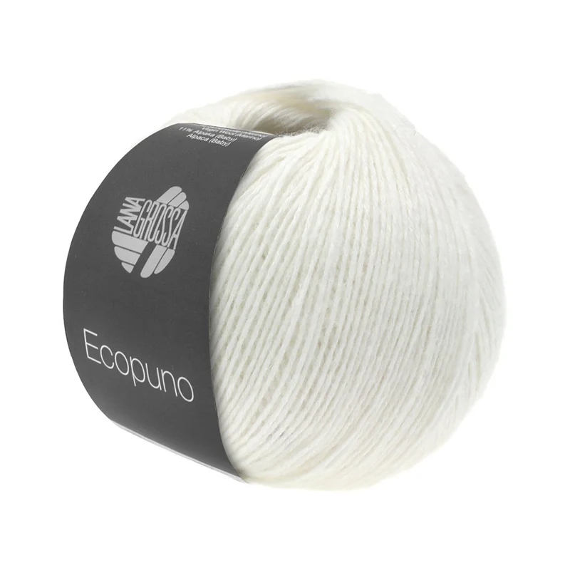 Lana Grossa Ecopuno 026 Wit