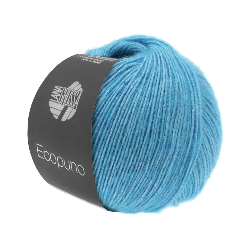 Lana Grossa Ecopuno 029 Turquoiseblauw