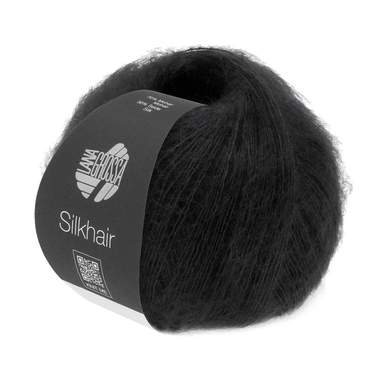 Lana Grossa Silkhair 014 Zwart