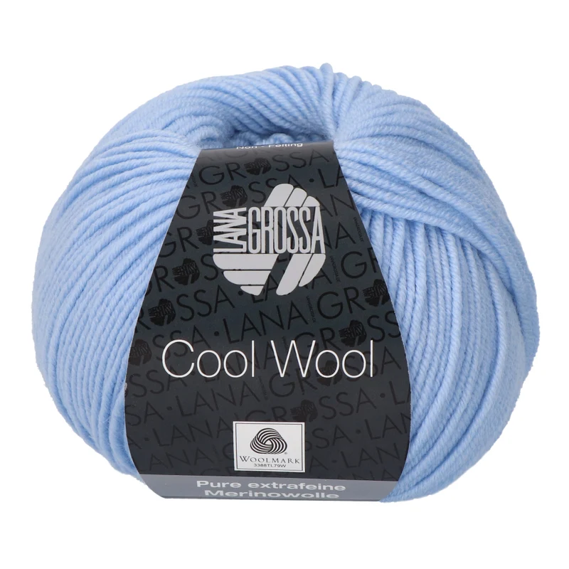 Lana Grossa Cool Wool 430 Lichtblauw