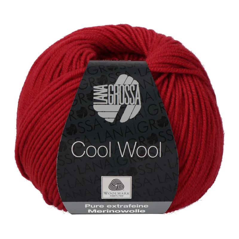 Lana Grossa Cool Wool 514 Donkerrood