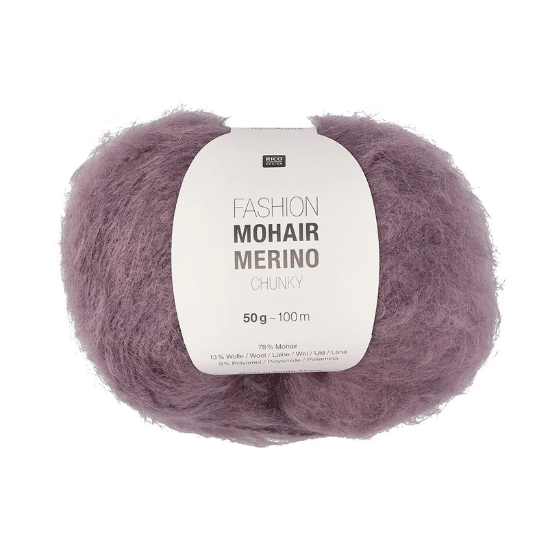 Rico Fashion Mohair Merino Chunky 025 Blackberry
