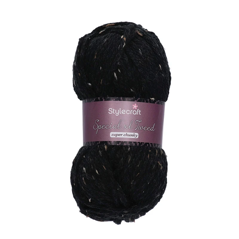 Stylecraft Special XL Tweed Super Chunky 1002 Black