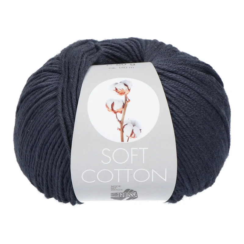 Lana Grossa Soft Cotton 031 Anthracite