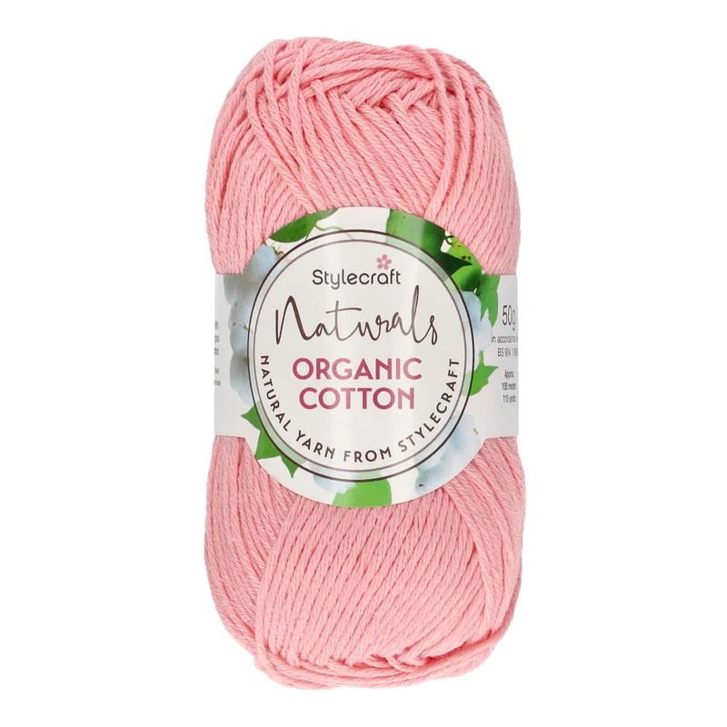 Stylecraft Naturals - Organic Cotton DK 7177 Blush