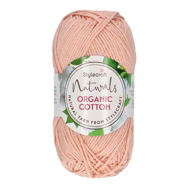 Stylecraft Naturals - Organic Cotton DK 7176 Peach