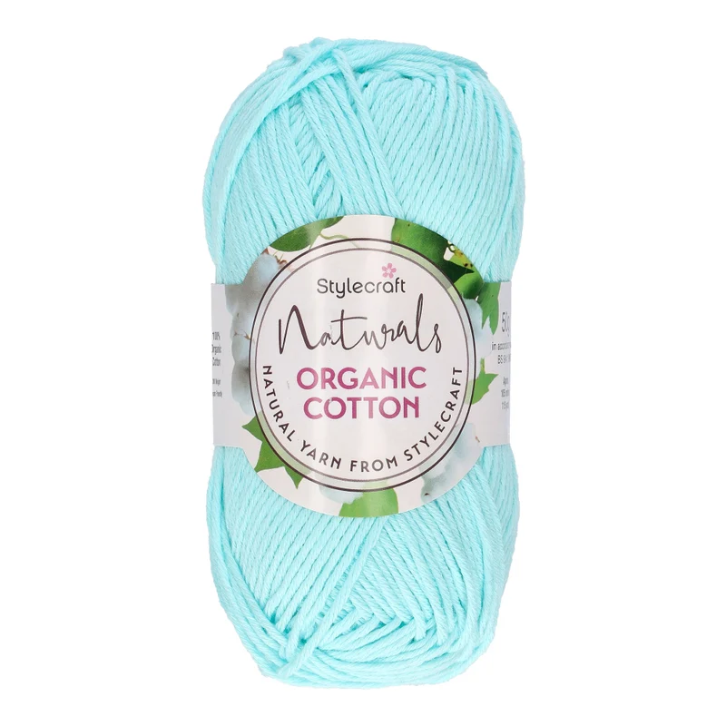 Stylecraft Naturals - Organic Cotton DK 7197 Blue Lagoon