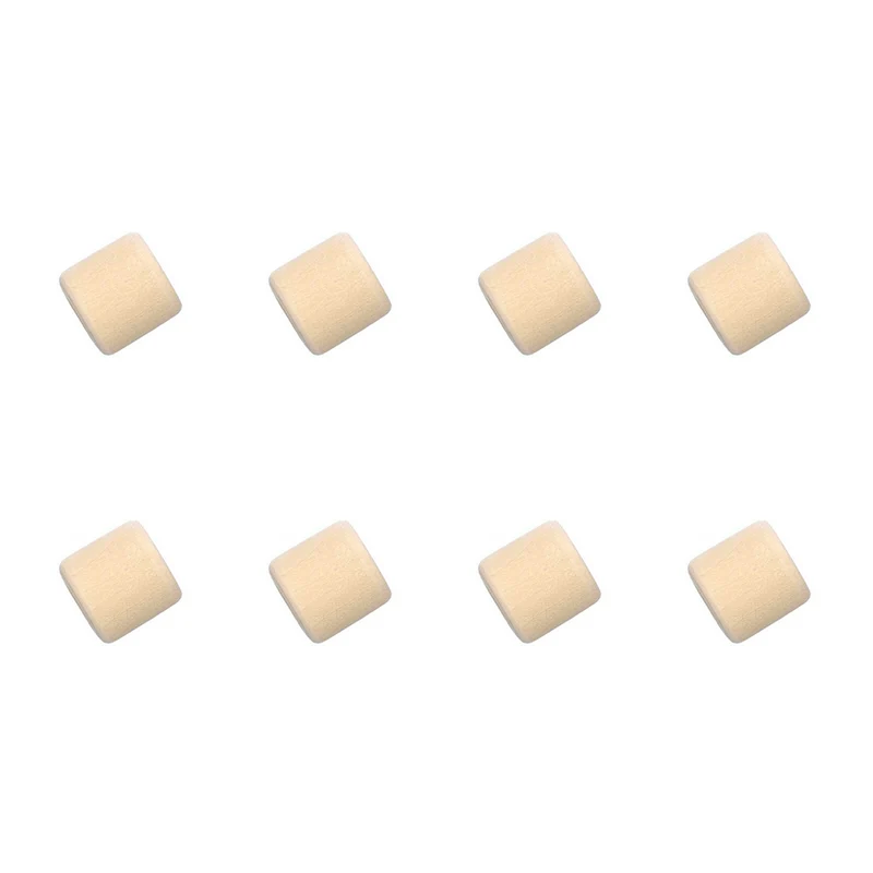 Rico Macramé Houten Kralen 17x17mm Natural - 8 stuks
