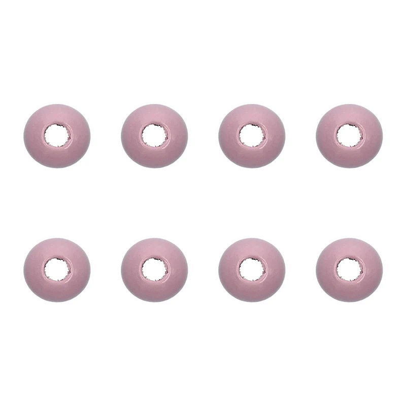 Rico Macramé Houten Kralen 25mm Antique Rose - 8 stuks