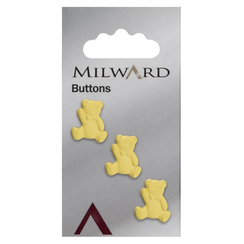 Milward Knoop Beer Geel 17mm (3 stuks)