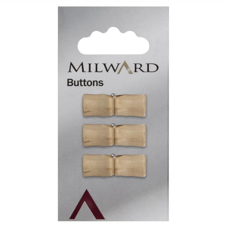 Milward Knebel Hout 25mm (3 stuks)