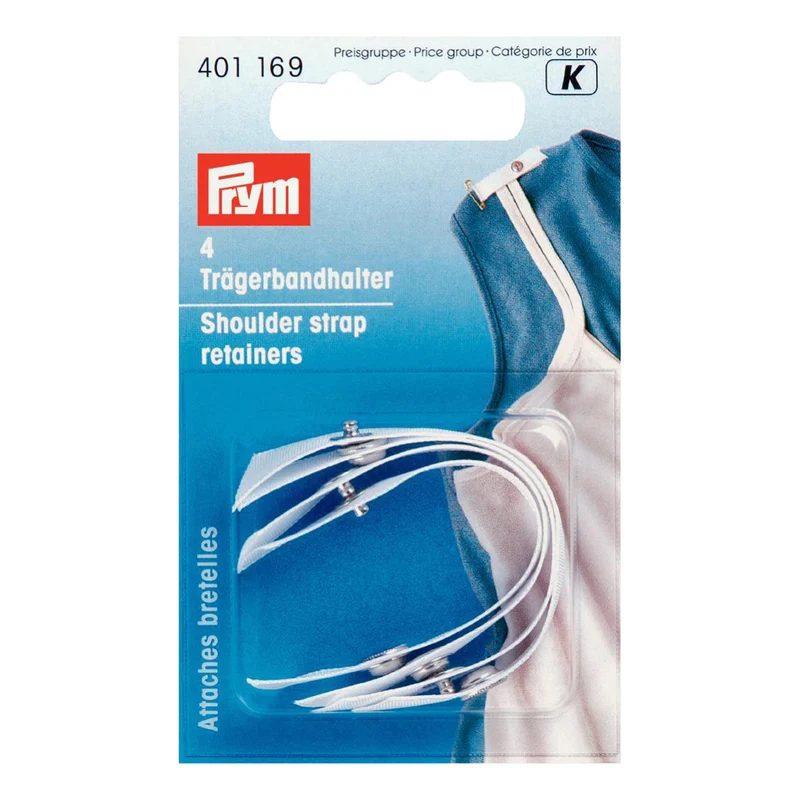 Prym Schouderbandhouders Wit
